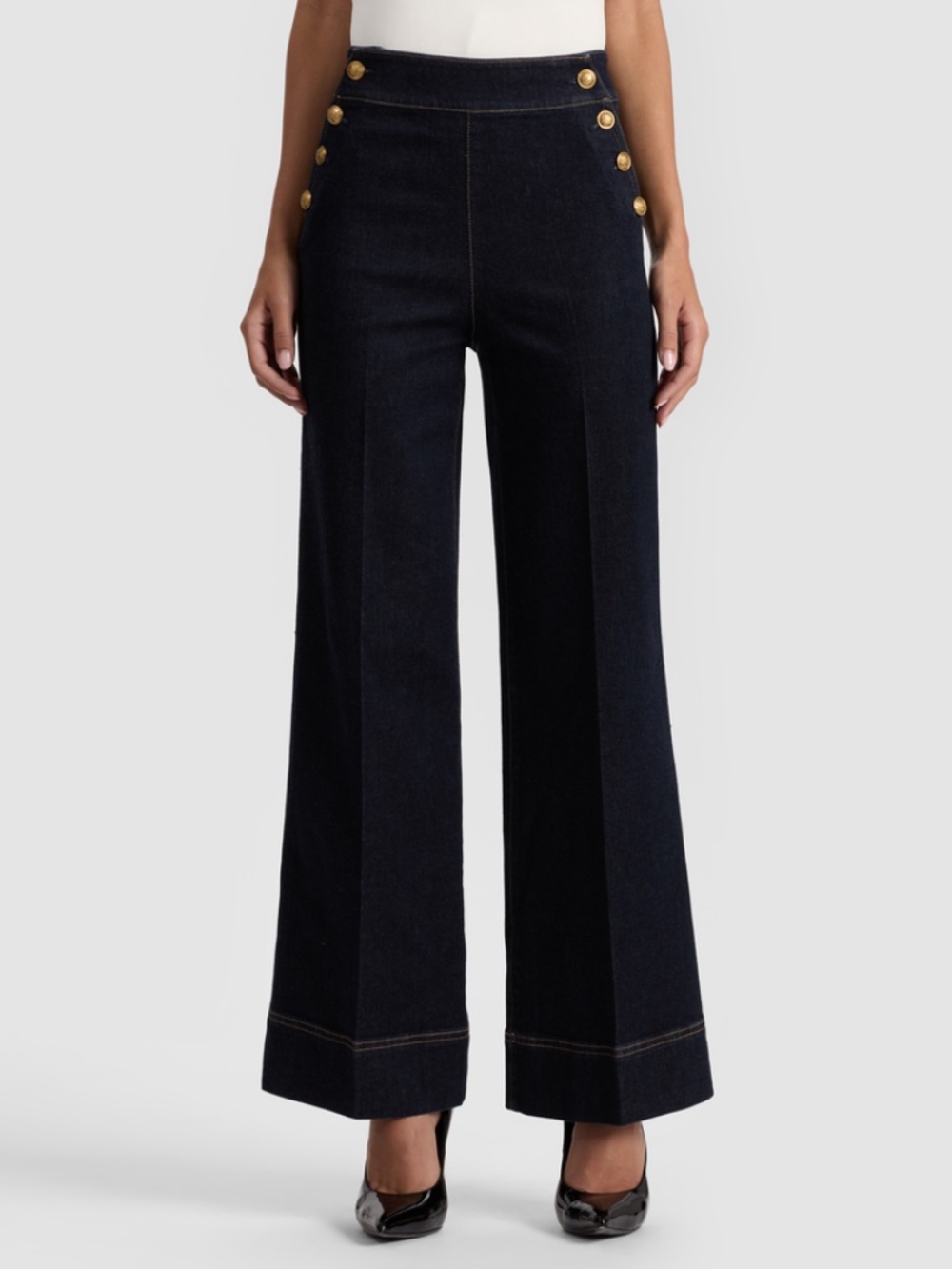 Alice + Olivia NARIN JEAN Size 26 Dark Rinse NWT
